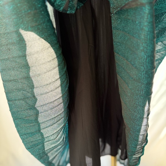 Whistles‎ Sparkle Midi Dress Emerald Green Fit & Flare Size 8 Cocktail Party - Picture 7 of 7